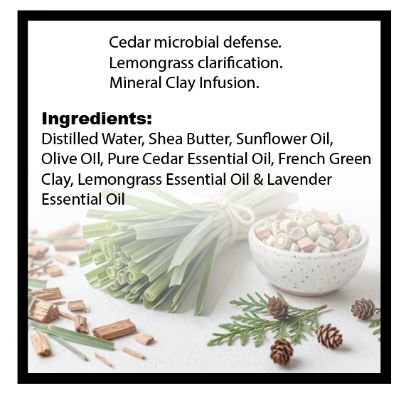 Cedar And Lemongrass Bar Soap