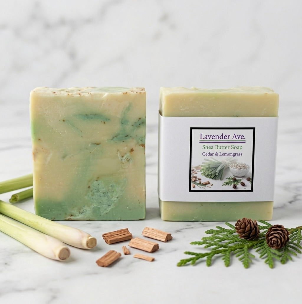 Cedar And Lemongrass Bar Soap