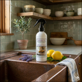 Lavender Avenue All Purpose Cleaner, an enzyme-powered botanical multi-surface cleaner with essential oils.