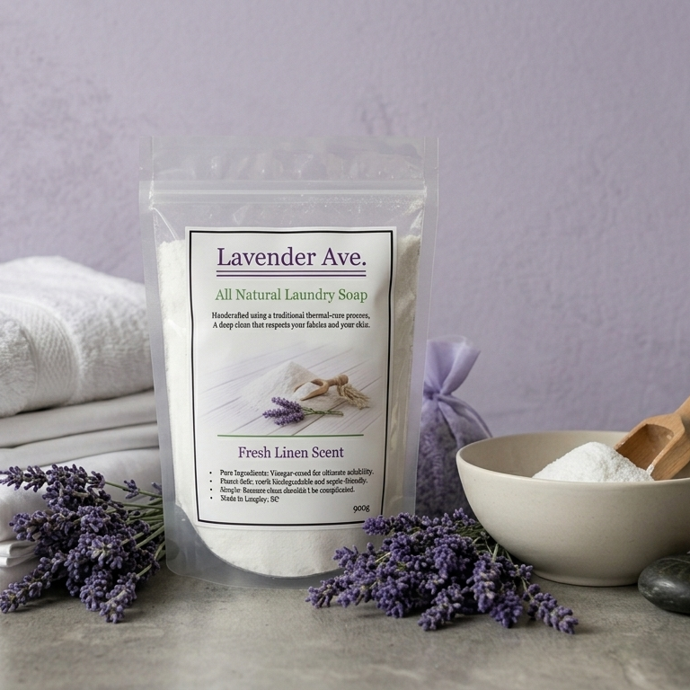Lavender Avenue All Natural Laundry Soap