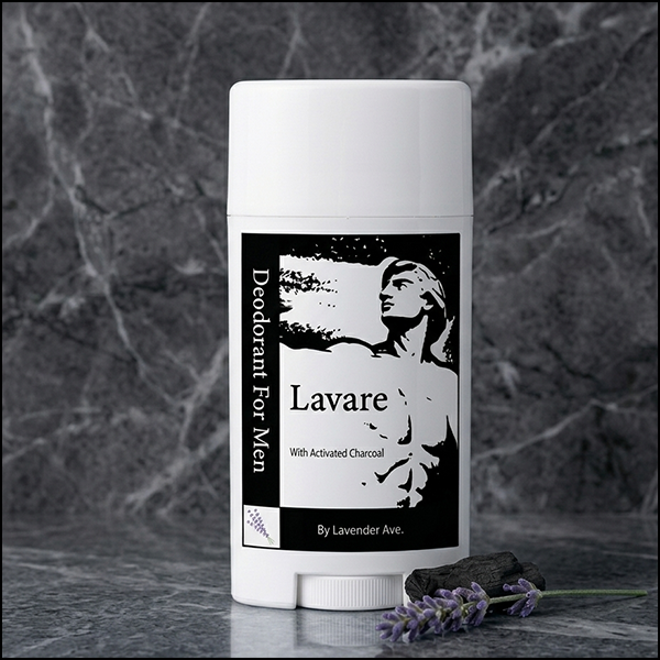 Lavare Natural Deodorant - Formulated with a potent blend of Activated Charcoal and Baking Soda, it provides deep-reaching odor protection that keeps up with your pace.
A rich, conditioning base of Shea and Cocoa Butters with Coconut Oil ensures a smooth glide and lasting skin comfort, and Arrowroot Powder keeps you feeling dry throughout the day. Infused with a sophisticated scent profile of Cedar, Bergamot, Lime, and Lemongrass, Lavare offers a clean, earthy finish balanced by a subtle touch of Lavender.

