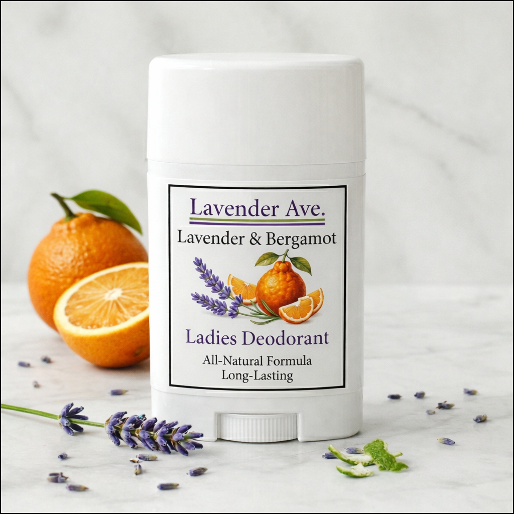 At Lavender Avenue we believe that true luxury is found in the absence of irritation. Our Lavender & Vanilla Botanical Deodorant is a creamy, nutrient-dense formula designed for those who require high-performance protection in a gentler, more soothing format. We’ve balanced the neutralizing power of minerals with an intensive triple-lipid base to ensure your skin feels as good at the end of the day as it does at the start.
Enjoy the tantalizing scents of Lavender and Bergamot for an all day protection.