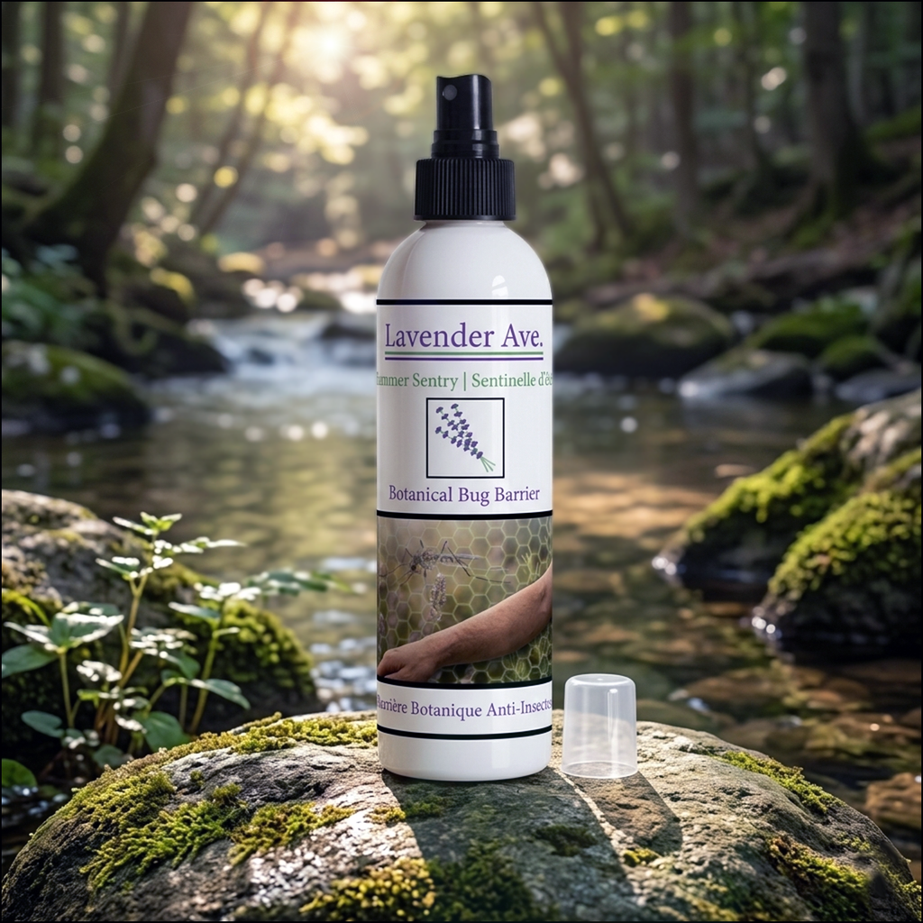 Lavender Avenue - Botanical Bug Barrier - Bug Spray uses a proprietary blend of essential oils to do more than mask your scent - it confuses the biting insects, making it harder for them to find you.