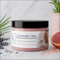 Lavender Avenue Blush Body Polish is crafted with Pure Pink Himalayan Salt providing a mineral-rich exfoliation that draws out impurities to help you glow with natural vitality. Suspended in a luxurious signature blend of whipped olive Castile and organic Shea butter, this polish ensures a velvet-soft finish for skin that feels polished and energized. Brighten, tighten, and reveal radiance with this invigorating mineral treatment.