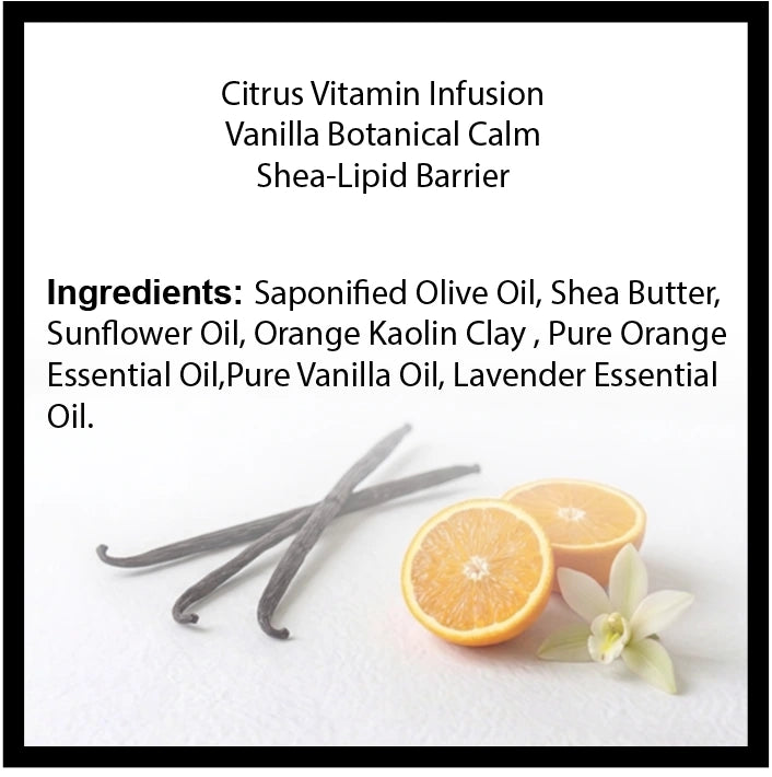 Orange and Vanilla Shea Butter Soap