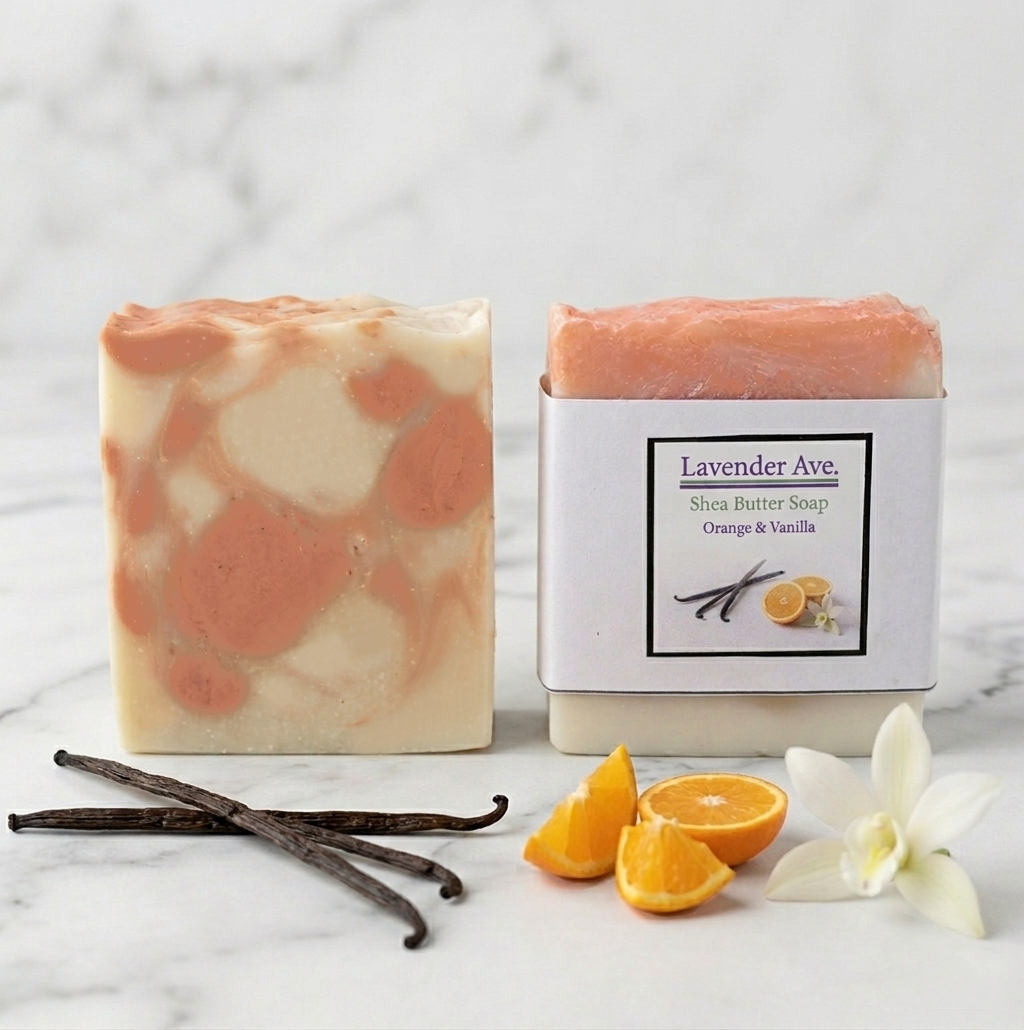 Orange and Vanilla Shea Butter Soap