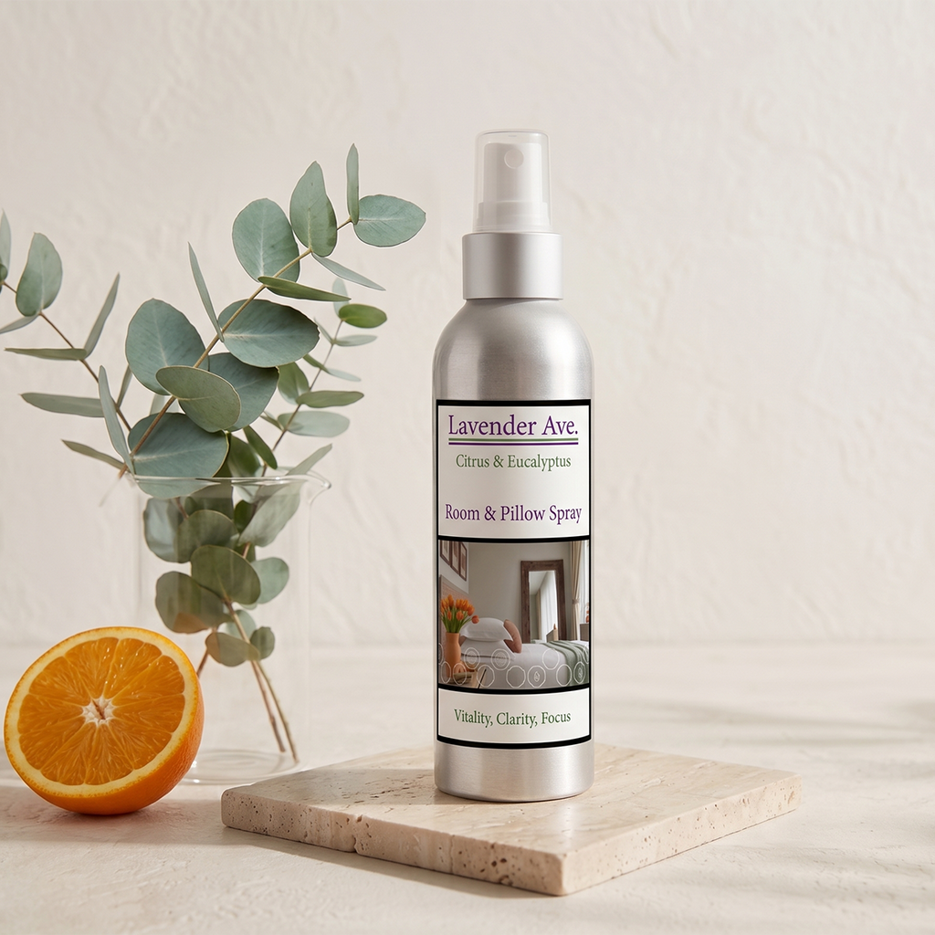 Lavender Avenue All Natural Room and Pillow Spray - Citrus and Eucalyptus
