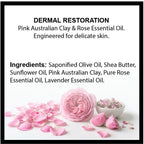 Rose and Australian Pink Clay Shea Butter Soap