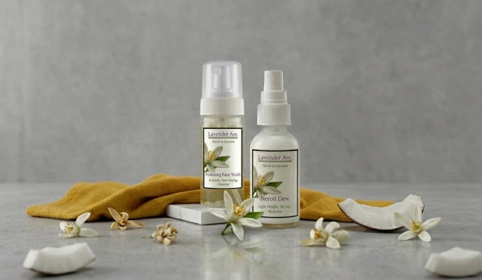 All Natural Neroli Skin Care by Lavender Ave. 