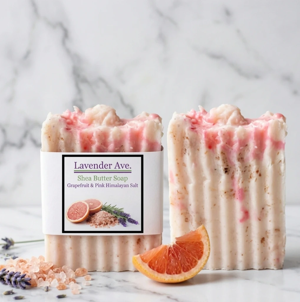 Himalayan Pink Salt & Grapefruit Soap