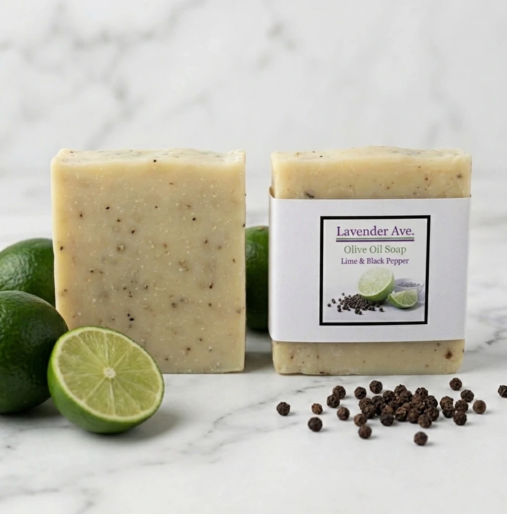 Lime & Black Pepper Olive Oil Soap