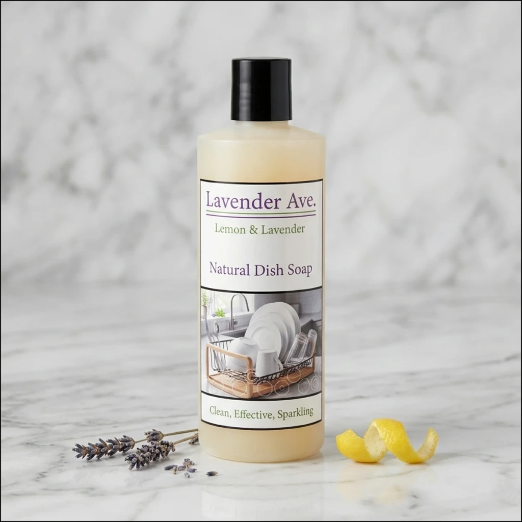 Lemon & Lavender Natural Dish Soap